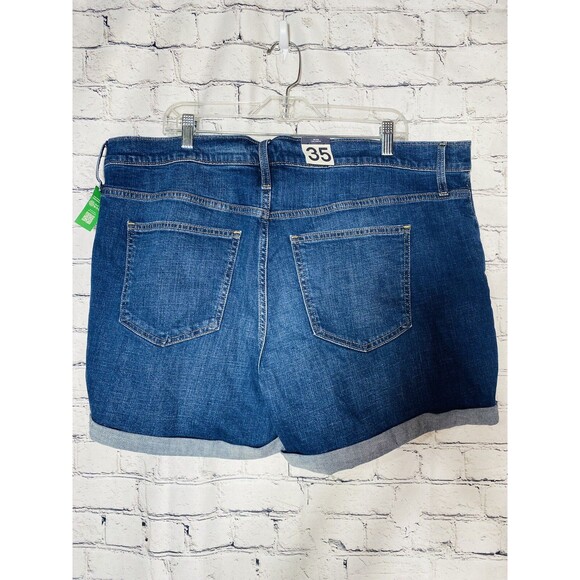 GAP Women's Jeans Shorts Blue 5" Mid Rise Denim Size 35 - Picture 3 of 5